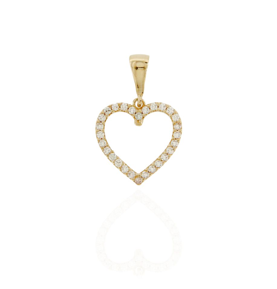 9kt PENDANTS WITH STONES