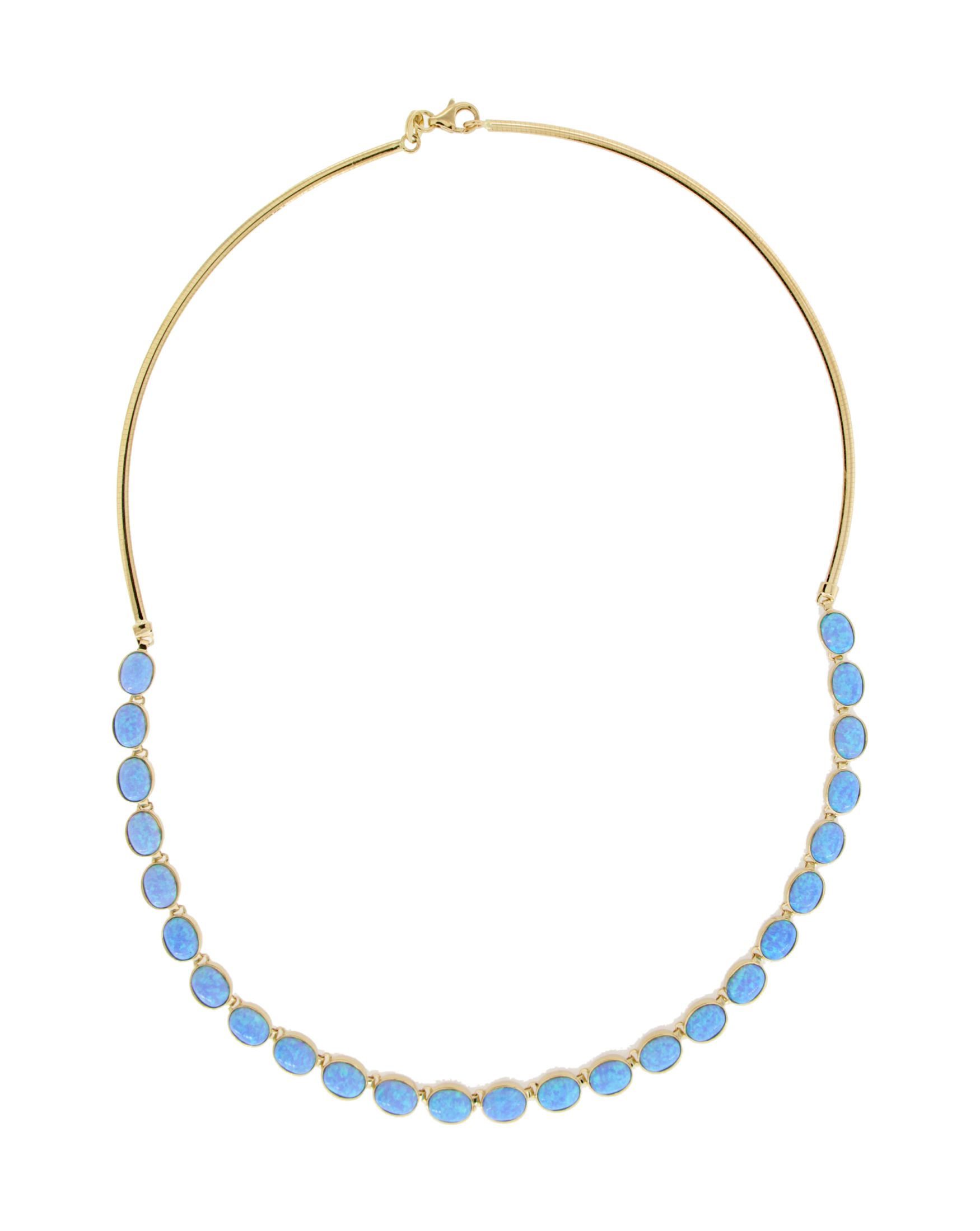 NECKLACES OPAL (Synthetic)